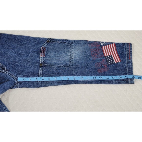 US Polo Assn Boy's Cargo Denim Jeans Stitch and Print Detail 8-Pocket Size 6 - Picture 14 of 16